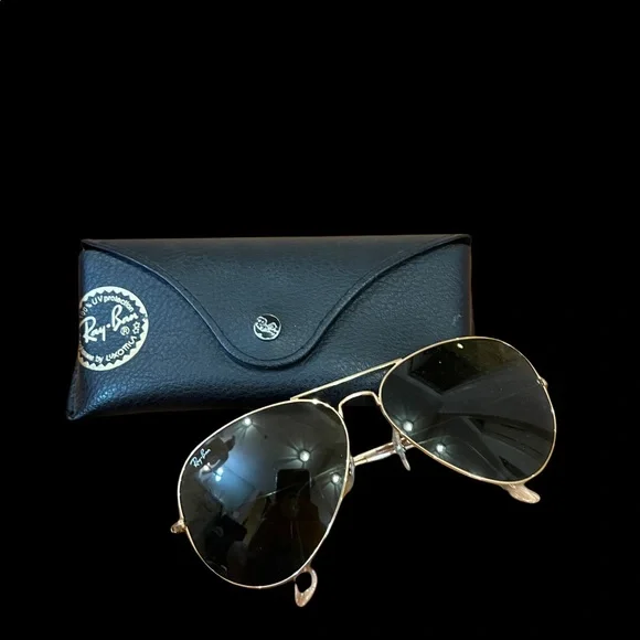 Ray-Ban | Accessories | Classic Raybans Aviator Blackgold  display picture 3